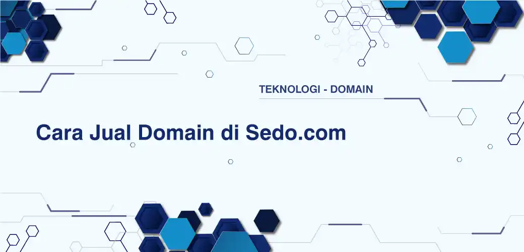 Cara Jual Domain di Sedo.com